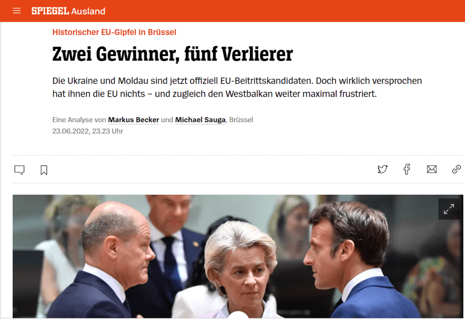 Spiegel: EU je Ukrajini i Moldaviji dala - ništa! - slika 1