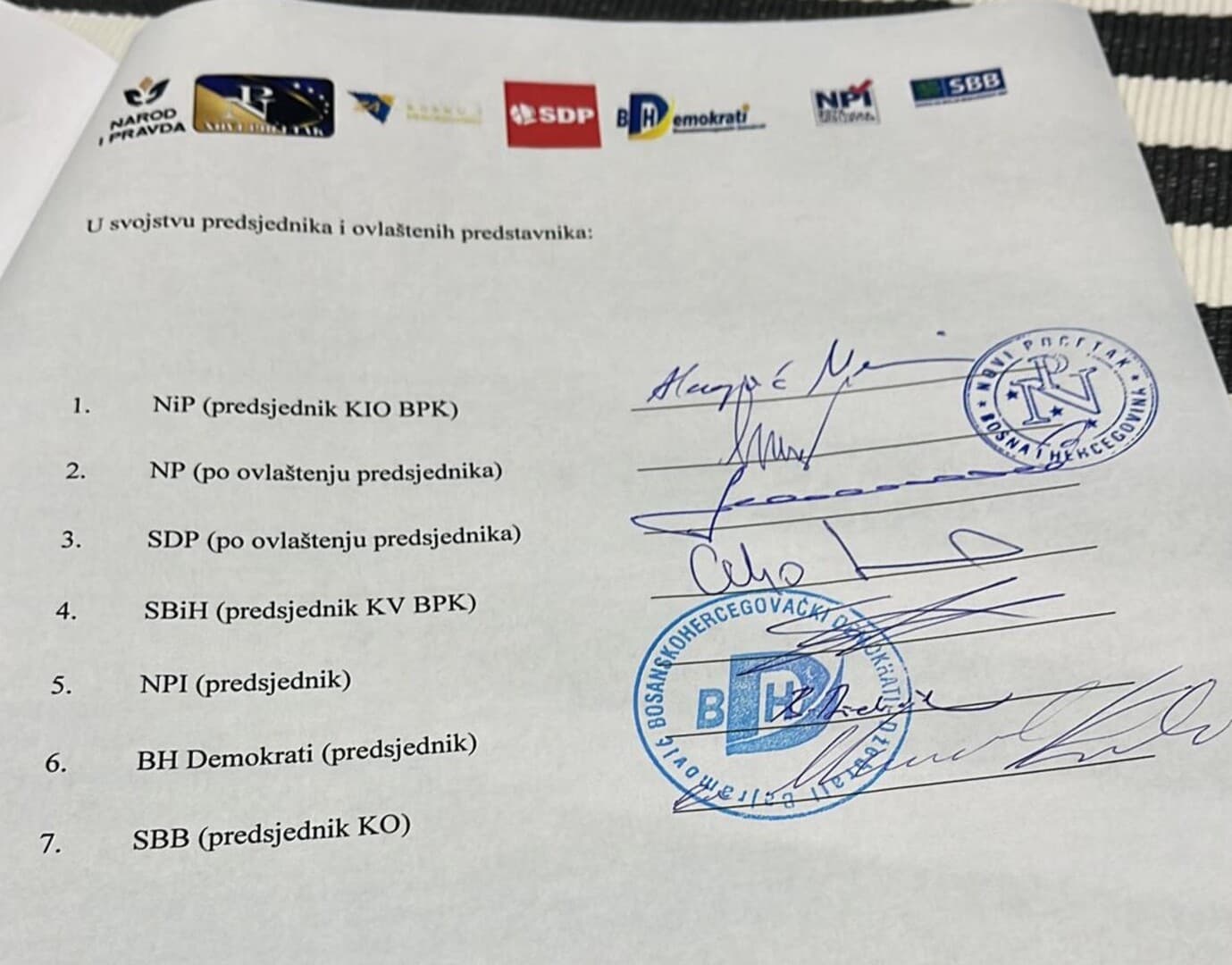 Potpisan sporazum u Goraždu. Sedam stranaka u većini - slika 1