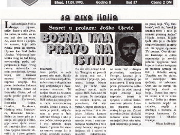 Golgota Bosne je moja sudbina: Priča o Josipu Jošku Ujeviću fotografu 5. korpusa ARBiH