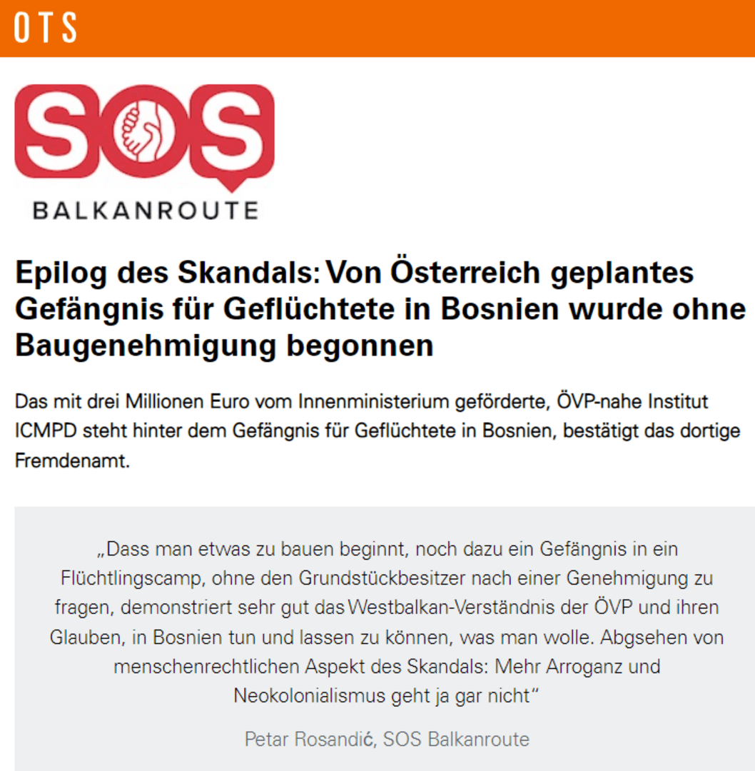 Izgradnjom zatvora u Lipi Austrija pokazuje neokolonijalizam u BiH - slika 1
