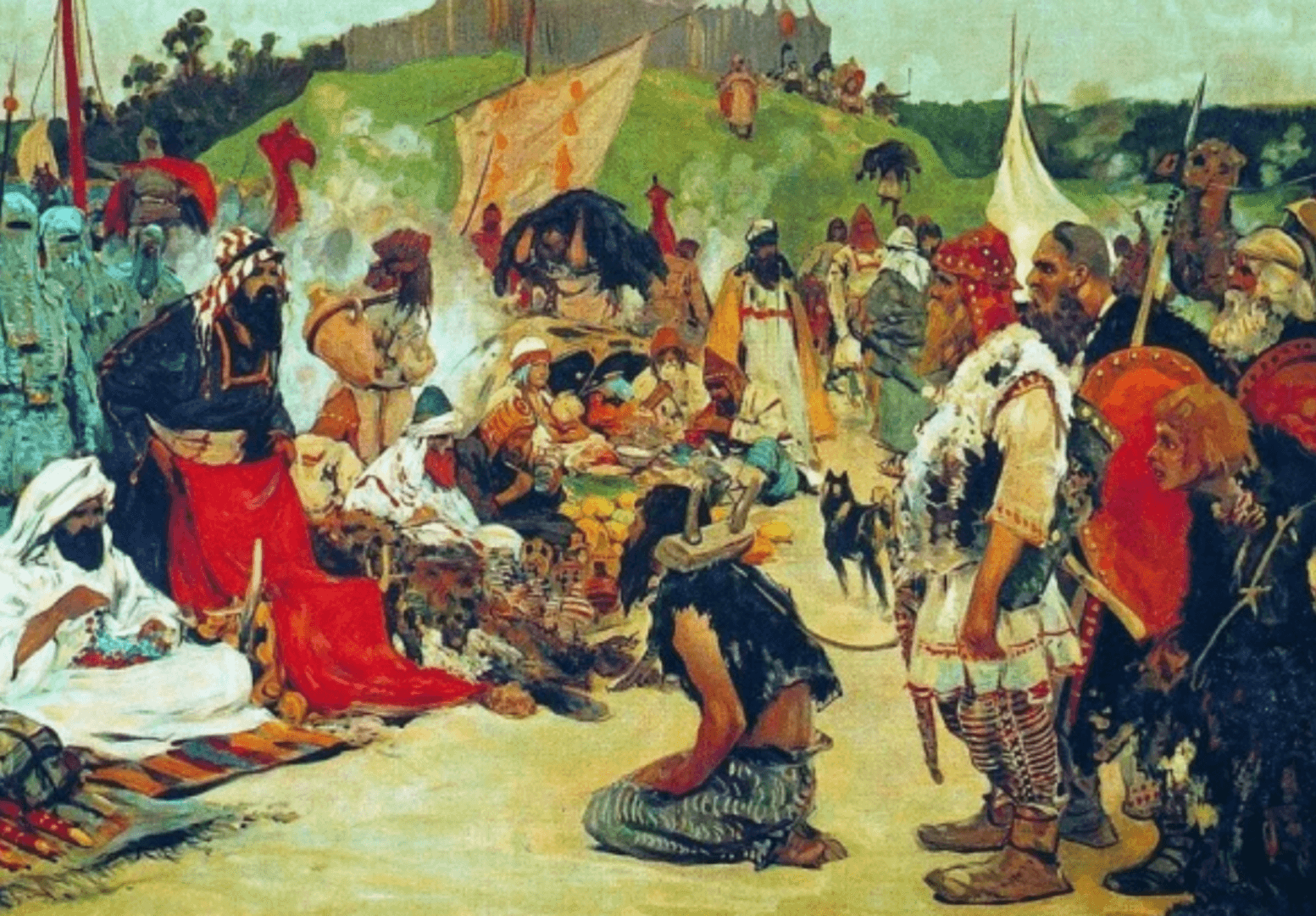 Susret Ahmada ibn Fadlana i Vikinga - slika 1