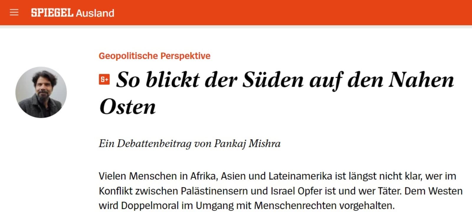 Bliski istok, iz perspektive Juga - slika 1