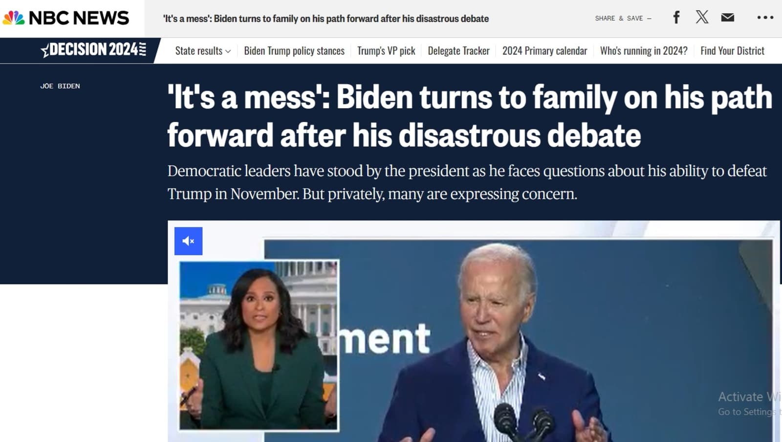 Biden s porodicom razgovara da li da odustane od predsjedničke utrke - slika 1