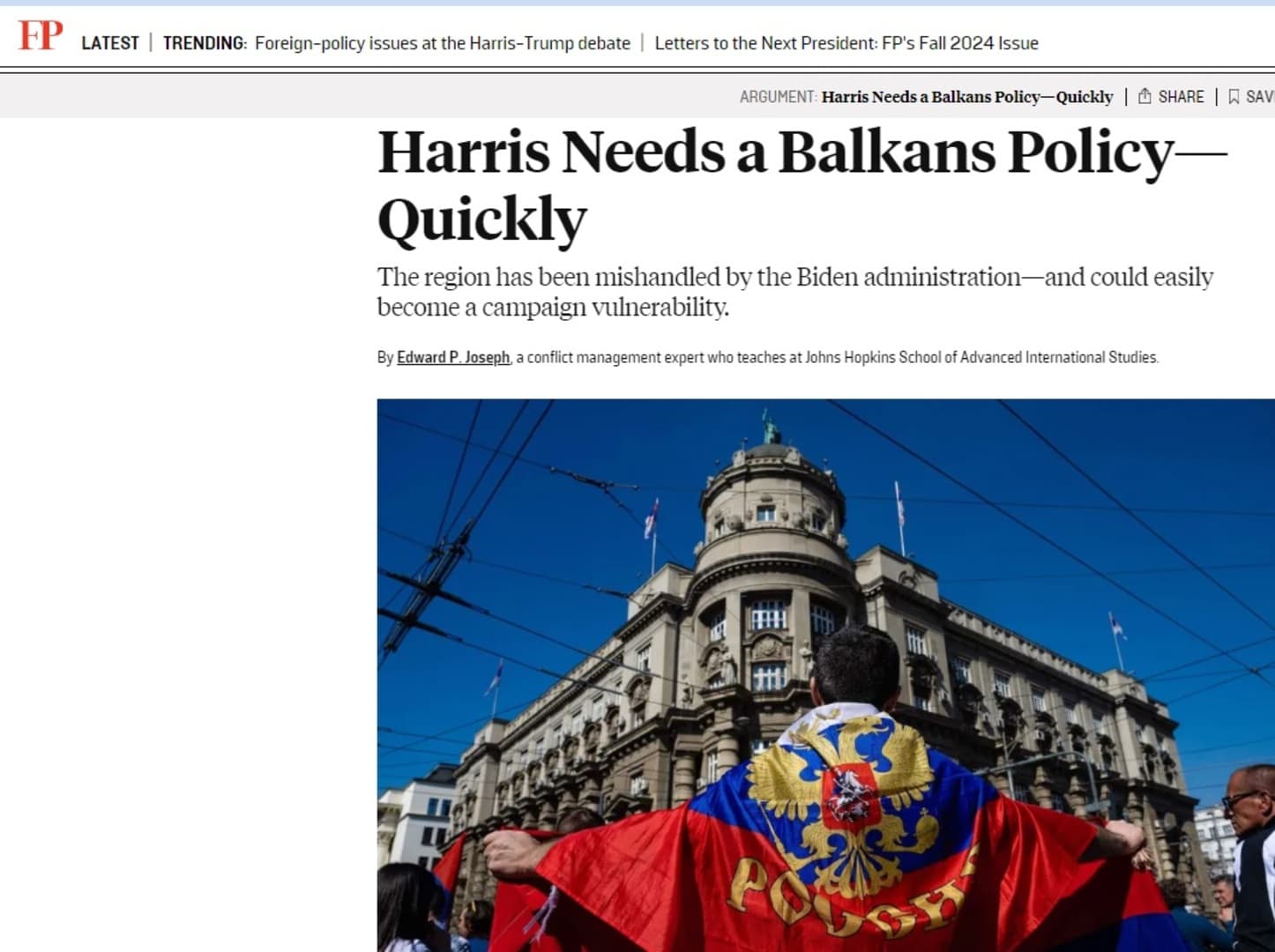 Harris hitno treba plan za zapadni Balkan. Inače... - slika 1