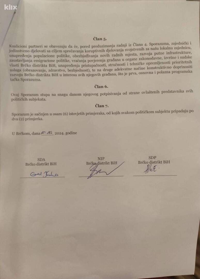 U Brčkom SDA, SDP i NiP formirali koaliciju - slika 3