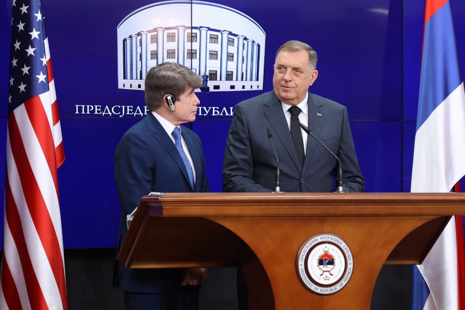 Dodik u kampanji sa Blagojevićem: Rs traži “repozicioniranje” u SAD - slika 1