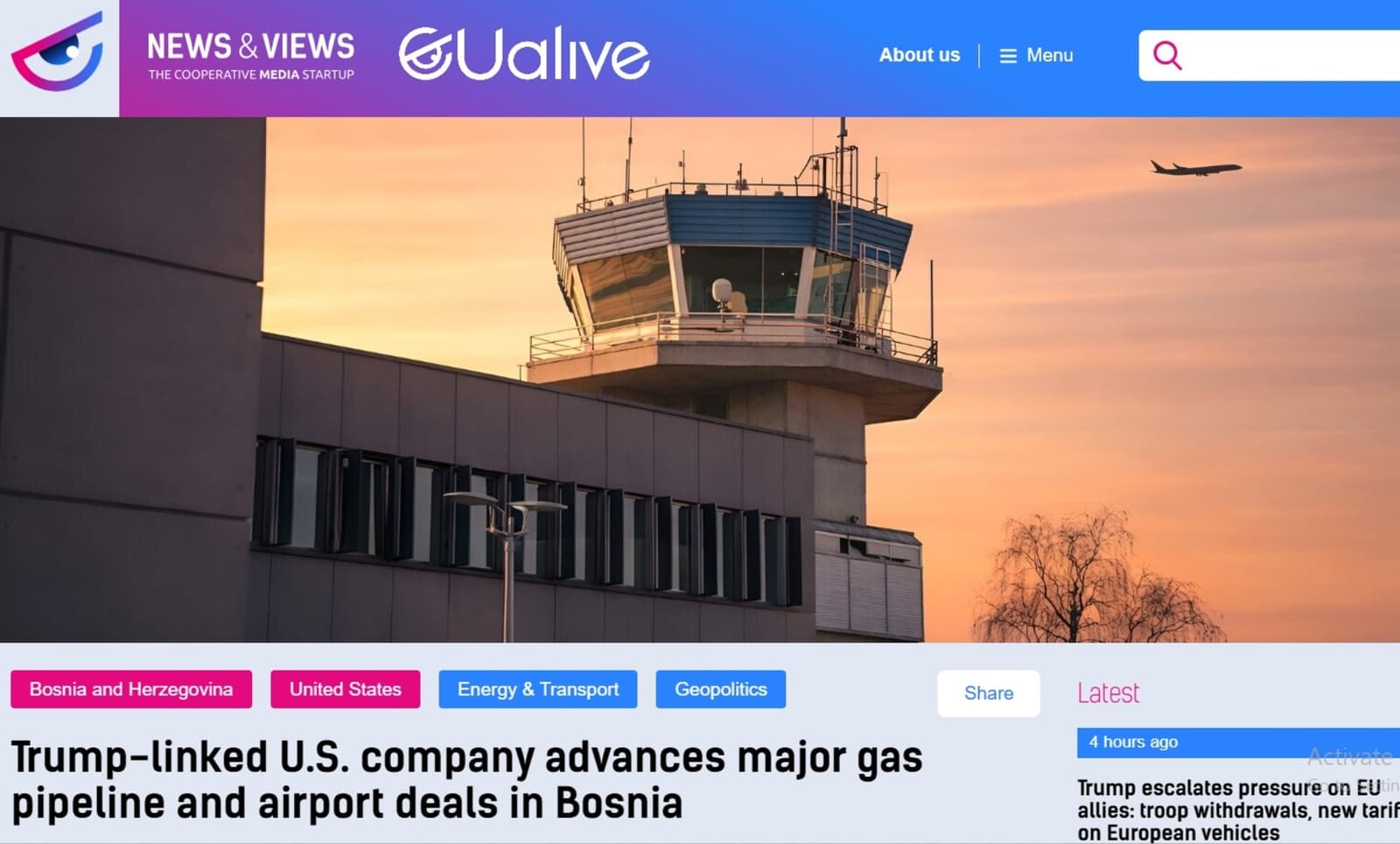 Trumpovi prijatelji u BiH ne žele samo gasovod. Hoće i aerodrome - slika 1