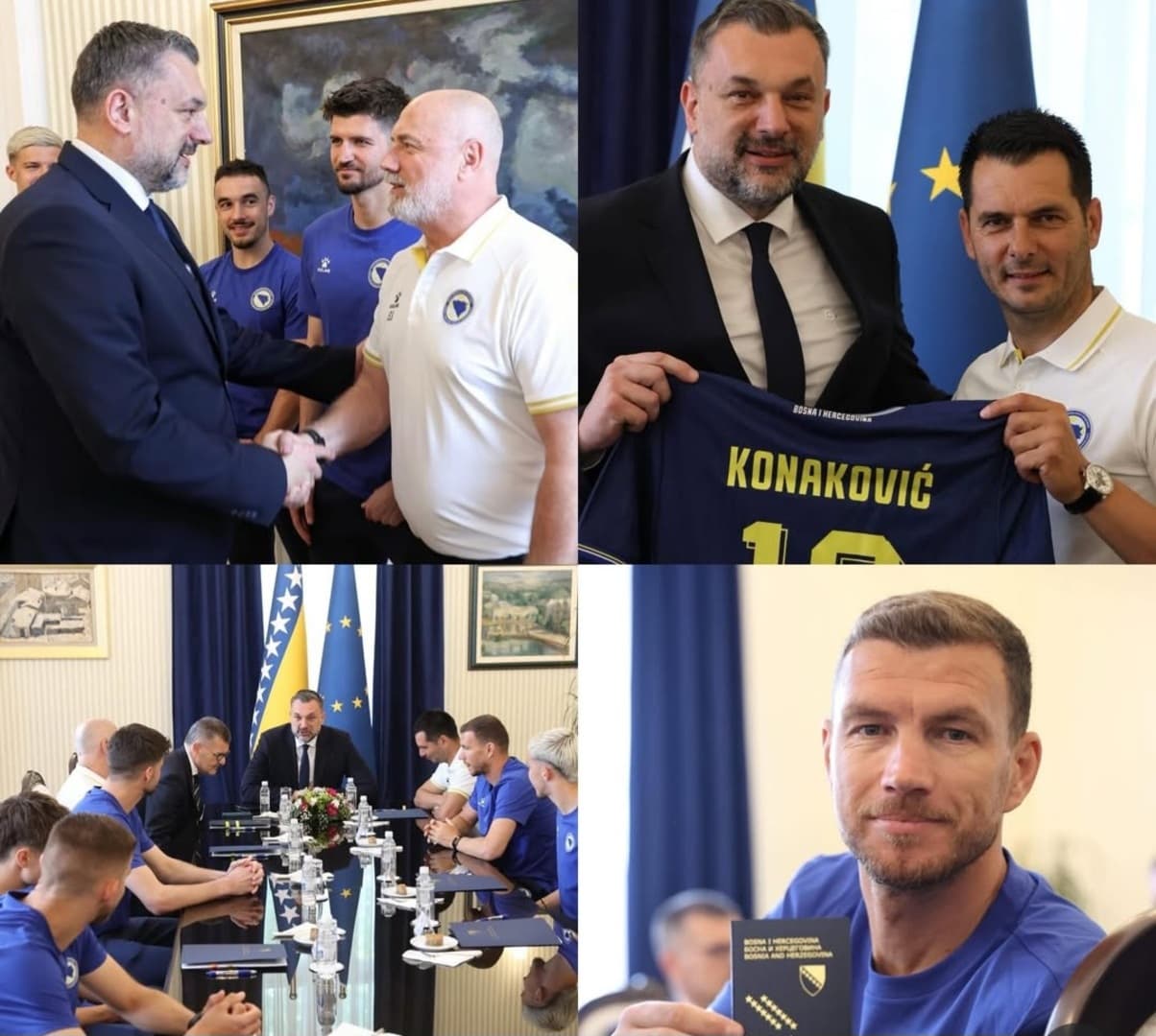 Konaković ugostio reprezentativce BiH: “Sport je najbolji ambasador naše države” - slika 1