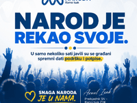 "Snaga naroda - Ramo Isak izlazi na izbore"