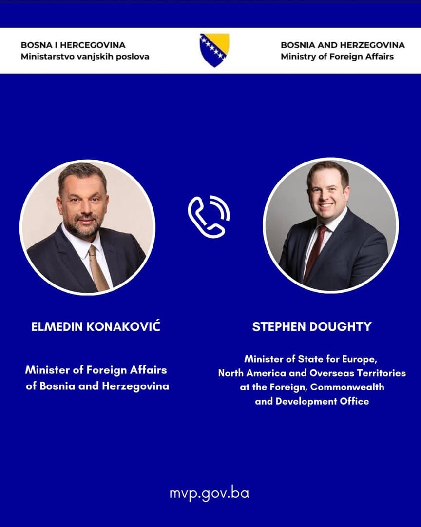 Konaković razgovarao sa britanskim ministrom o situaciji u BiH - slika 1