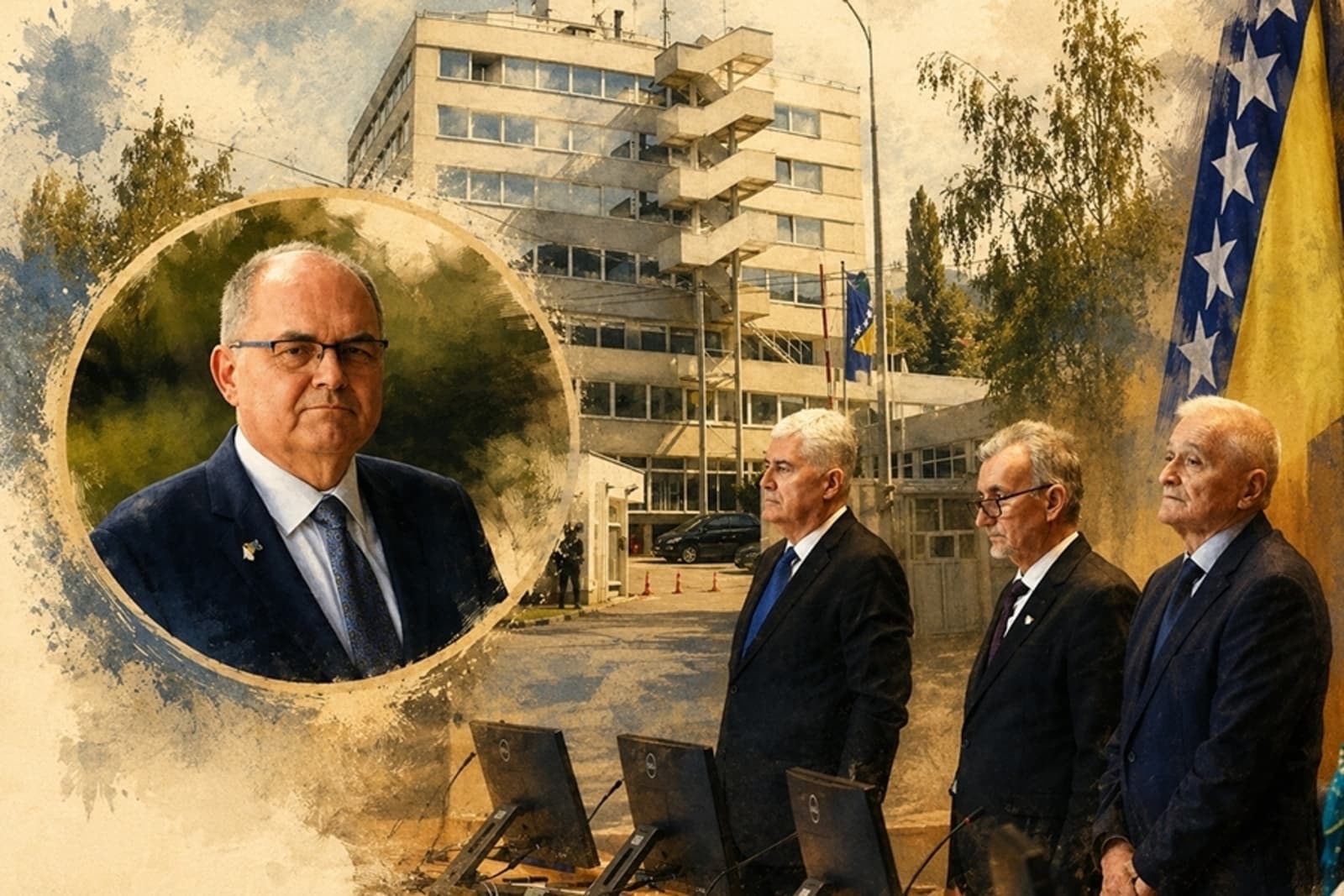 Ovo je sadržaj dokumenta kojim se predlaže rješenje pitanja državne imovine Bosne i Hercegovine... - slika 1