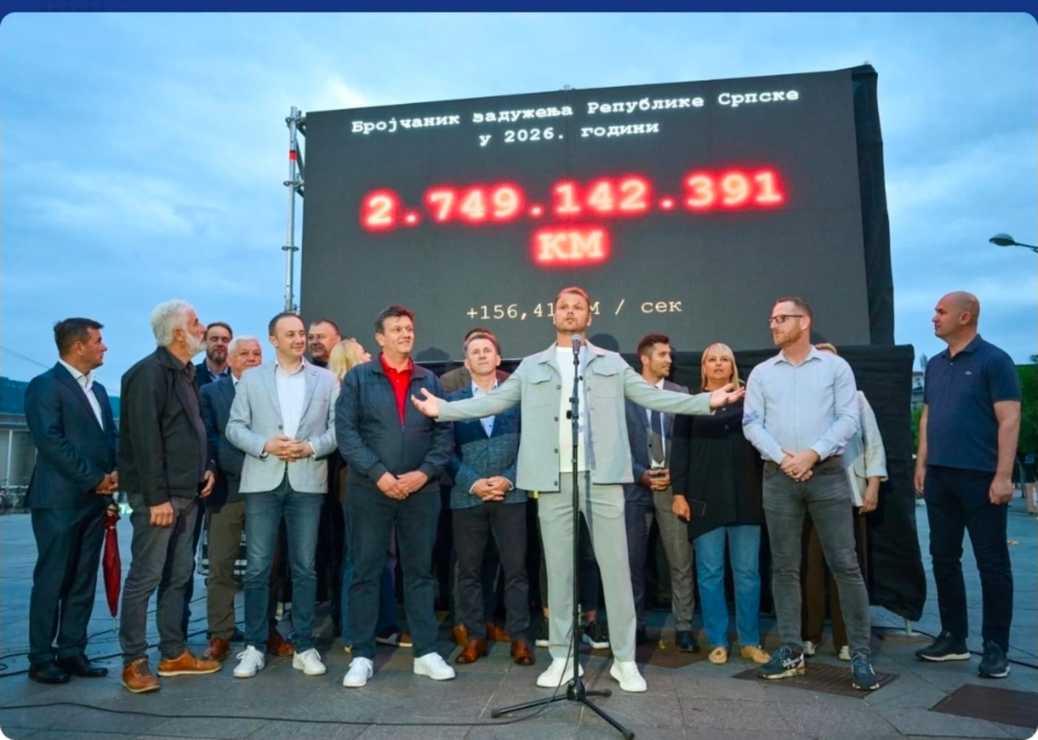 Opozicija u Banjoj Luci postavila "brojač duga" Rs: Ovo je surova realnost - slika 1