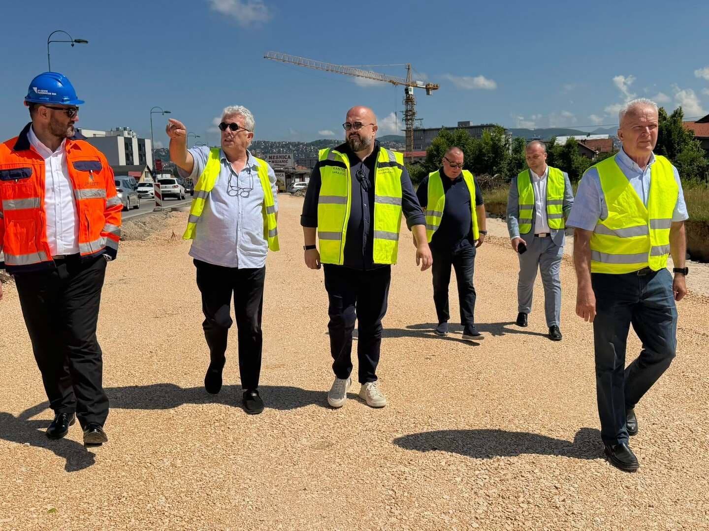 Adnan Šteta: Radovi na XII transverzali u punom jeku, projekat mijenja saobraćajnu sliku Sarajeva - slika 1