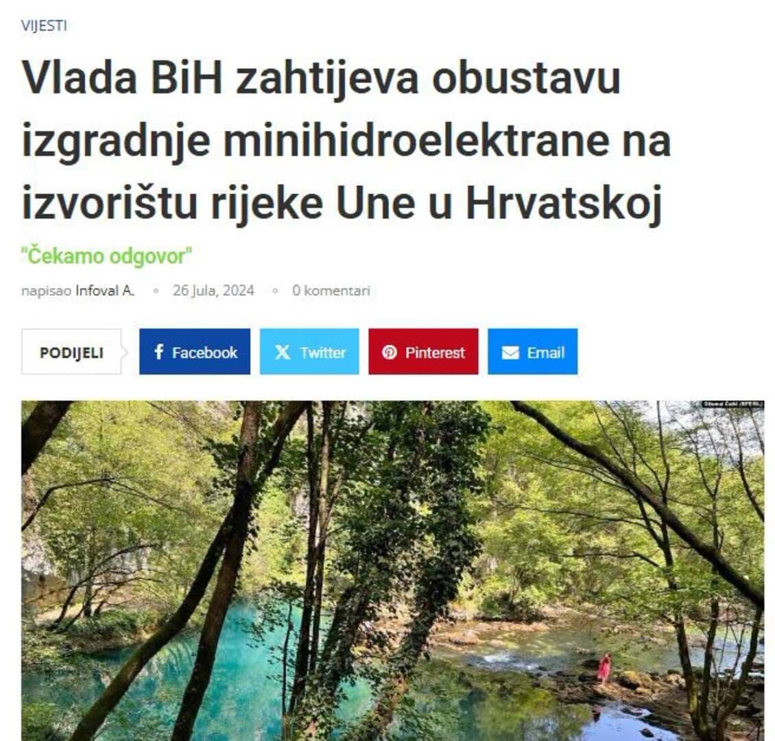 Unu guše bespravna gradnja i kanalizacija: Eko Akcija proziva federalne ministre zbog šutnje - slika 1