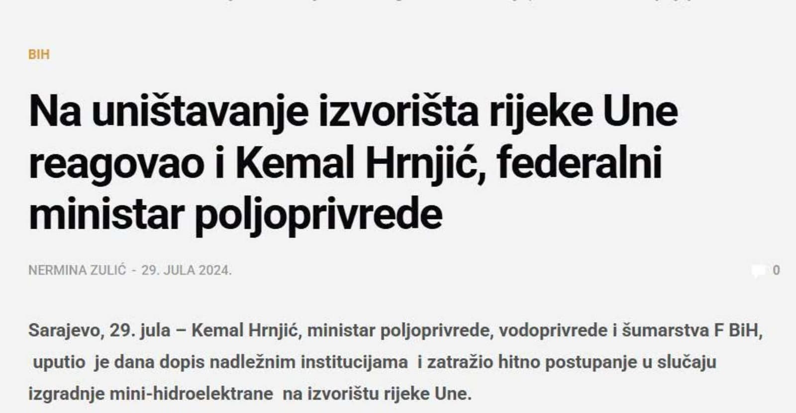 Unu guše bespravna gradnja i kanalizacija: Eko Akcija proziva federalne ministre zbog šutnje - slika 2