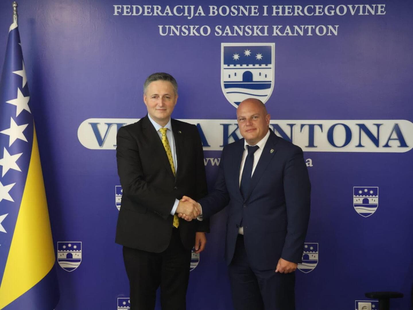 Bećirović i Ružnić u Bihaću: Novi granični režim prilika za snažniji razvoj Krajine - slika 1