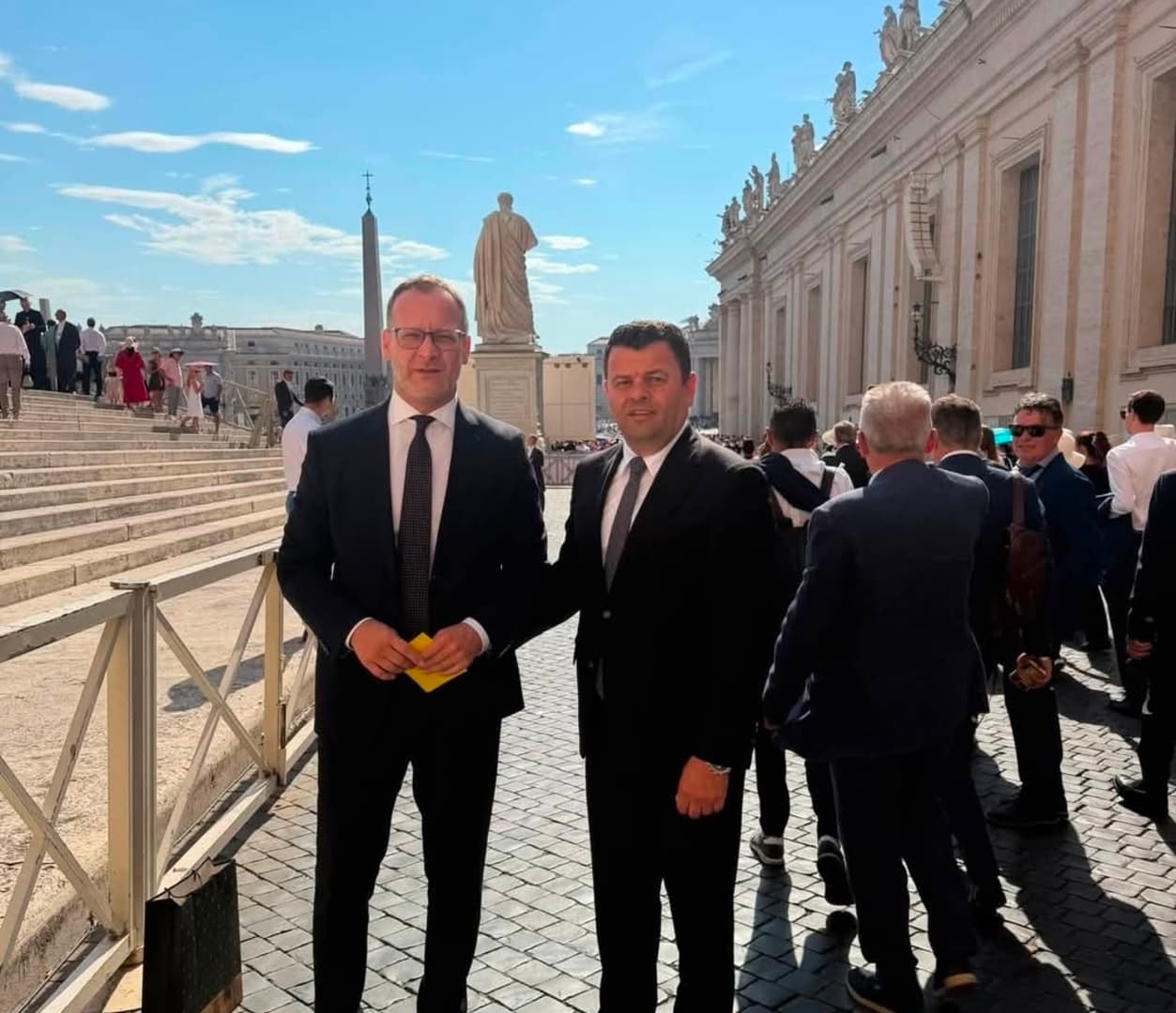 Ministar Hurtić na audijenciji kod Pape Lava XIV u Vatikanu - slika 1