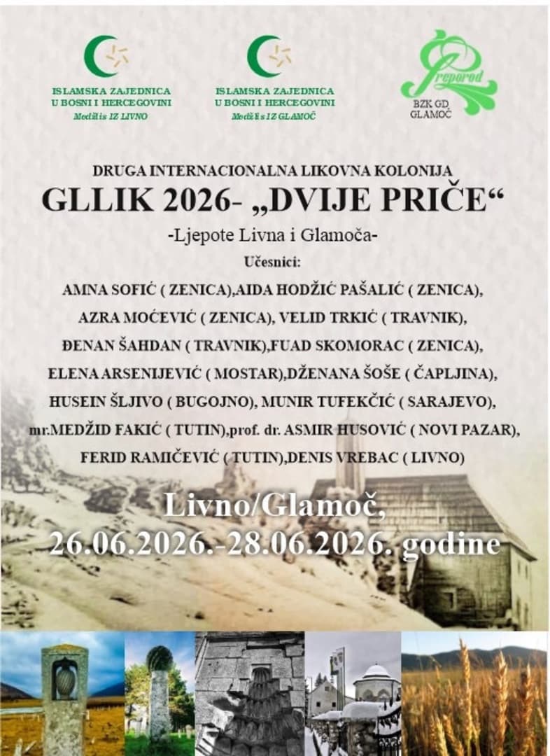 U Glamoču počinje 2. internacionalna likovna kolonija „DVIJE PRIČE“ - slika 1