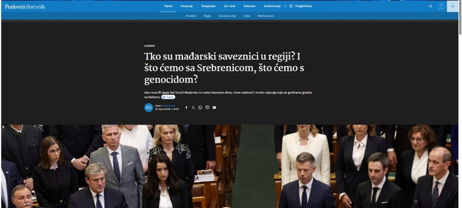Hoće li Magyar ispraviti grijehe Mađarske prema Bosni i Hercegovini? - slika 1