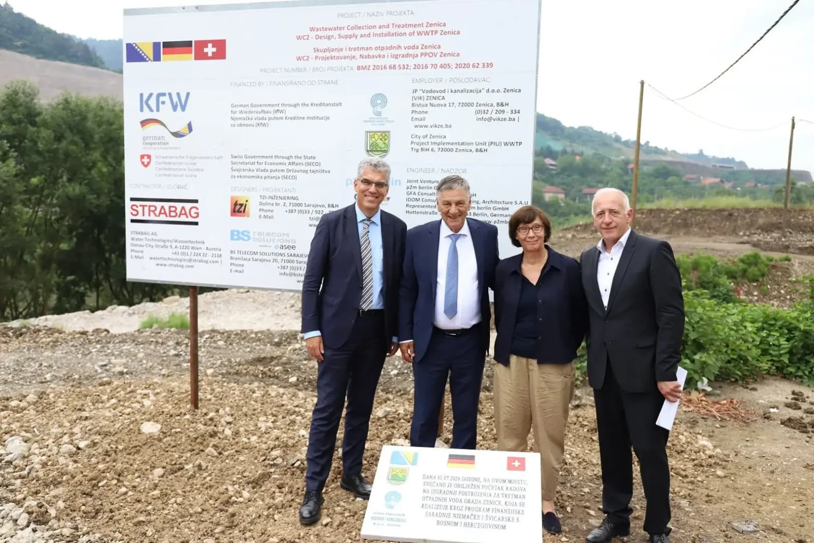 Počela izgradnja Postrojenja za tretman otpadnih voda: Zenica započela jedan od najvećih ekoloških projekata u svojoj historiji - slika 1