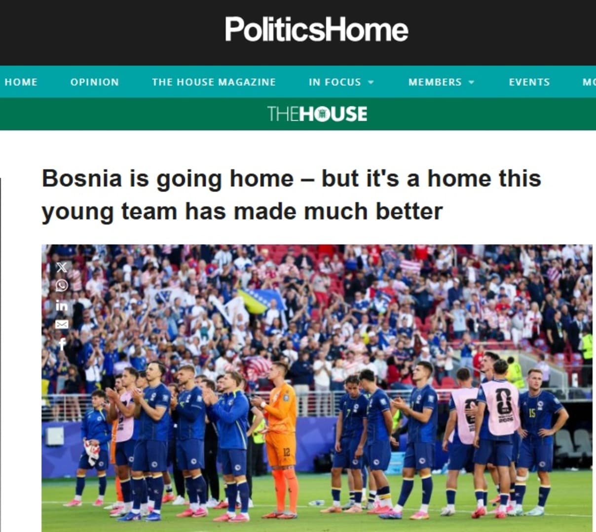 Bosna ide kući – ali to je dom koji je ovaj mladi tim učinio mnogo boljim - slika 1