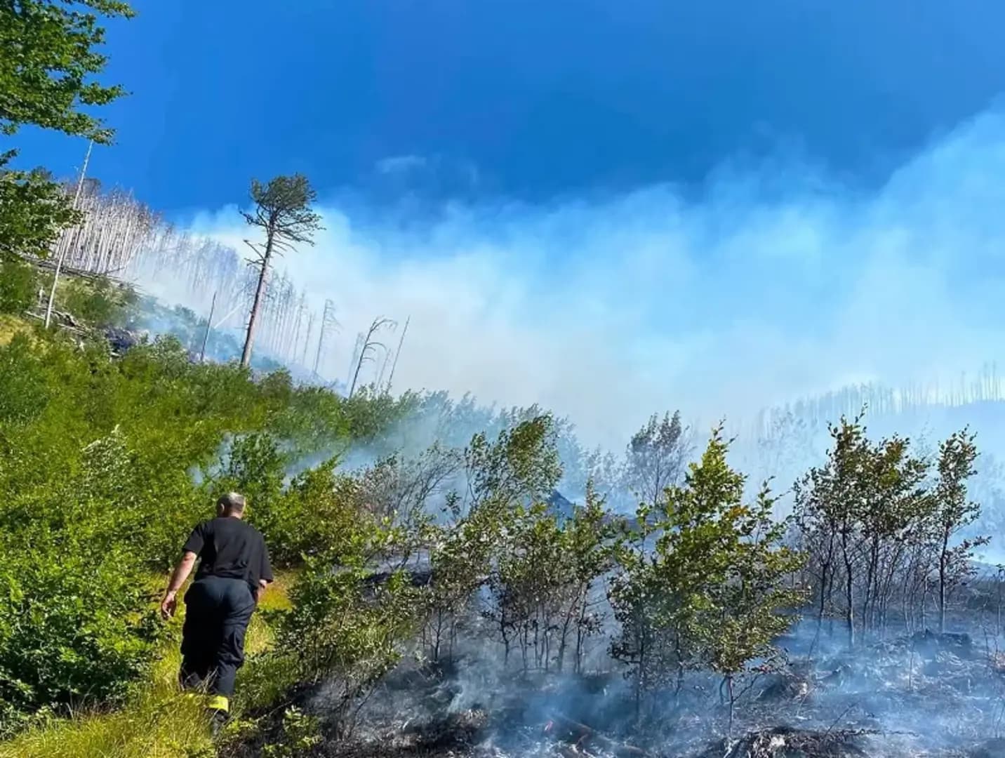 Požar kod Mostara zahvatio minsko polje, gašenje otežano zbog detonacija - slika 1