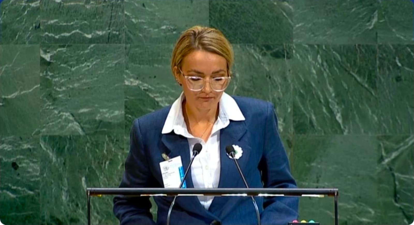Potresno obraćanje Emine Sinanović u UN: Ne sjećam se očevog glasa - slika 1