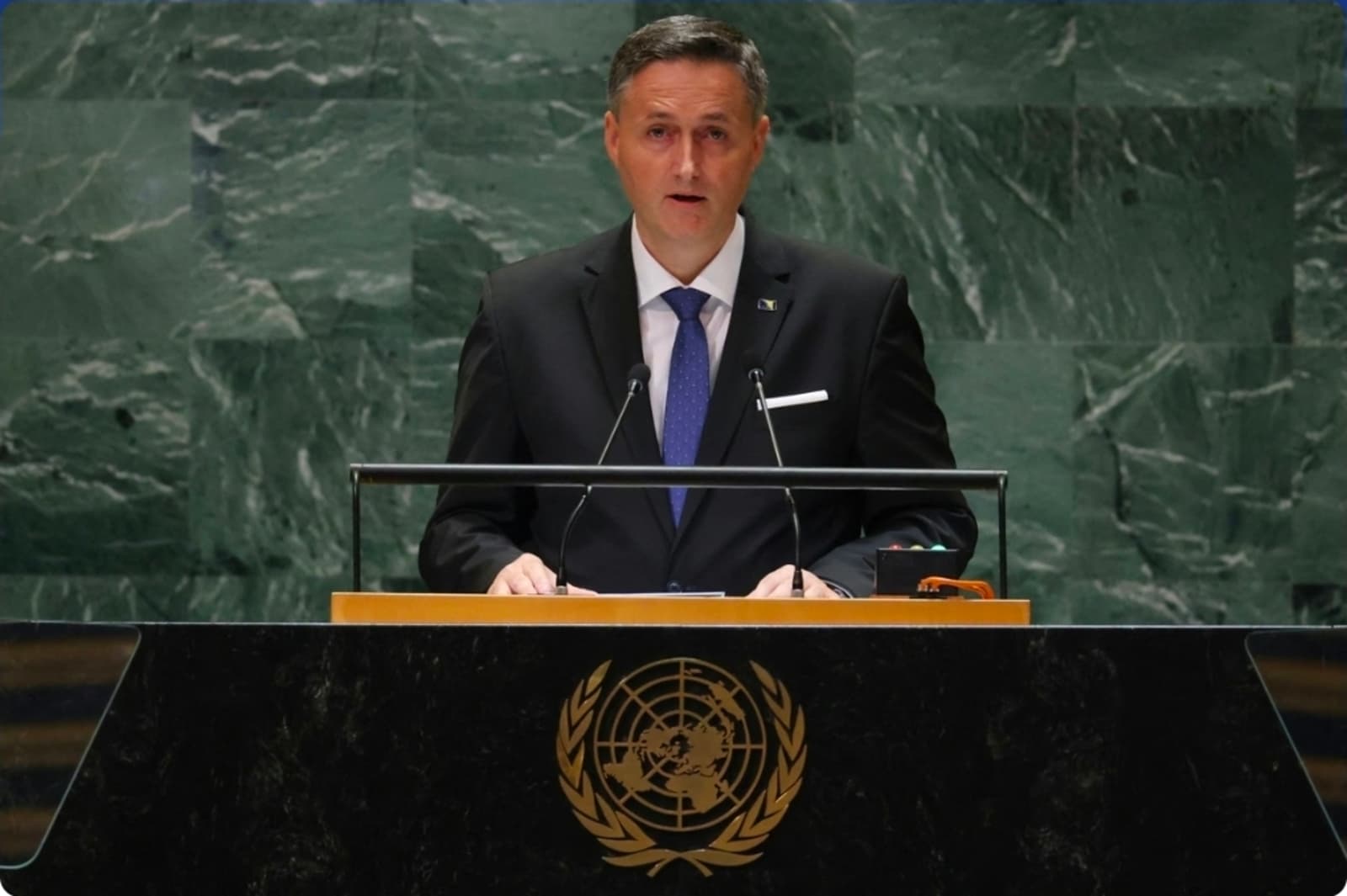 Bećirović u UN-u: Poricanje genocida nad Bošnjacima je uvreda mrtvima i prijetnja živima - slika 1