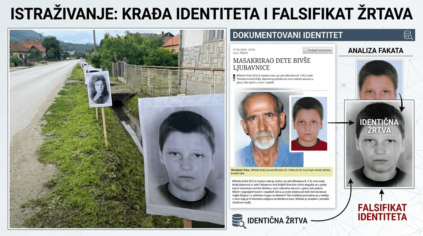 ZLO! Ubijenog dječaka u Srbiji 2008. godine predstavljaju kao srpsku žrtvu u Srebrenici - slika 1