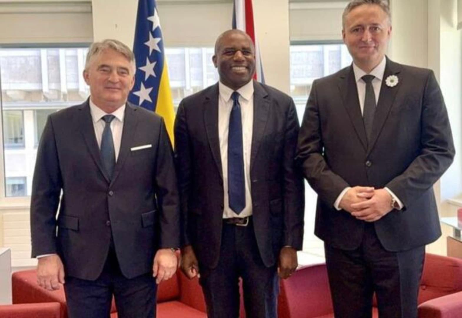 Bećirović i Komšić u Londonu o budućnosti BiH, OHR-u i euroatlantskom putu - slika 1