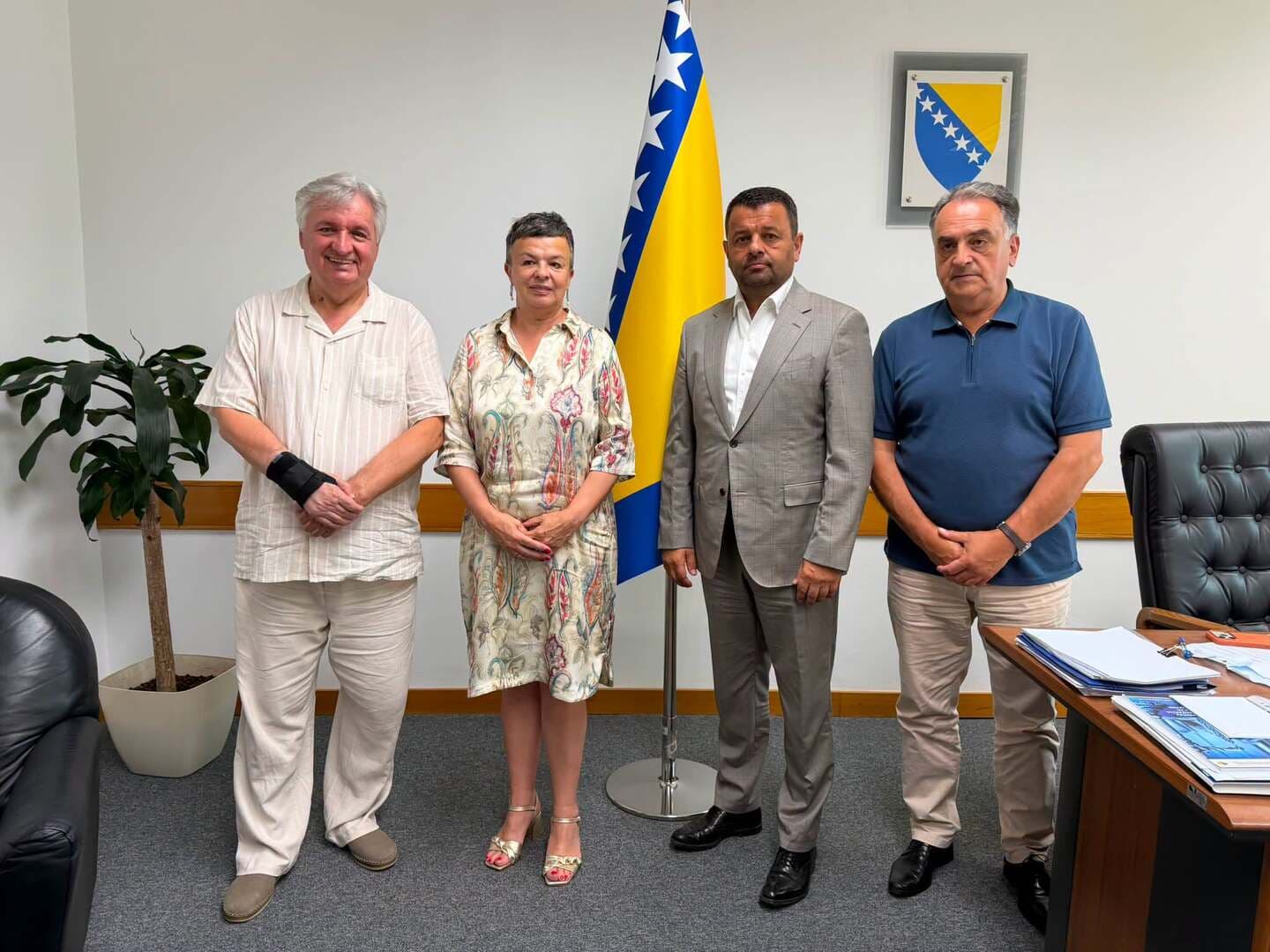 Hurtić sa rukovodstvom Svjetskog saveza dijaspore BiH: Dijaspora je razvojna snaga zemlje - slika 1