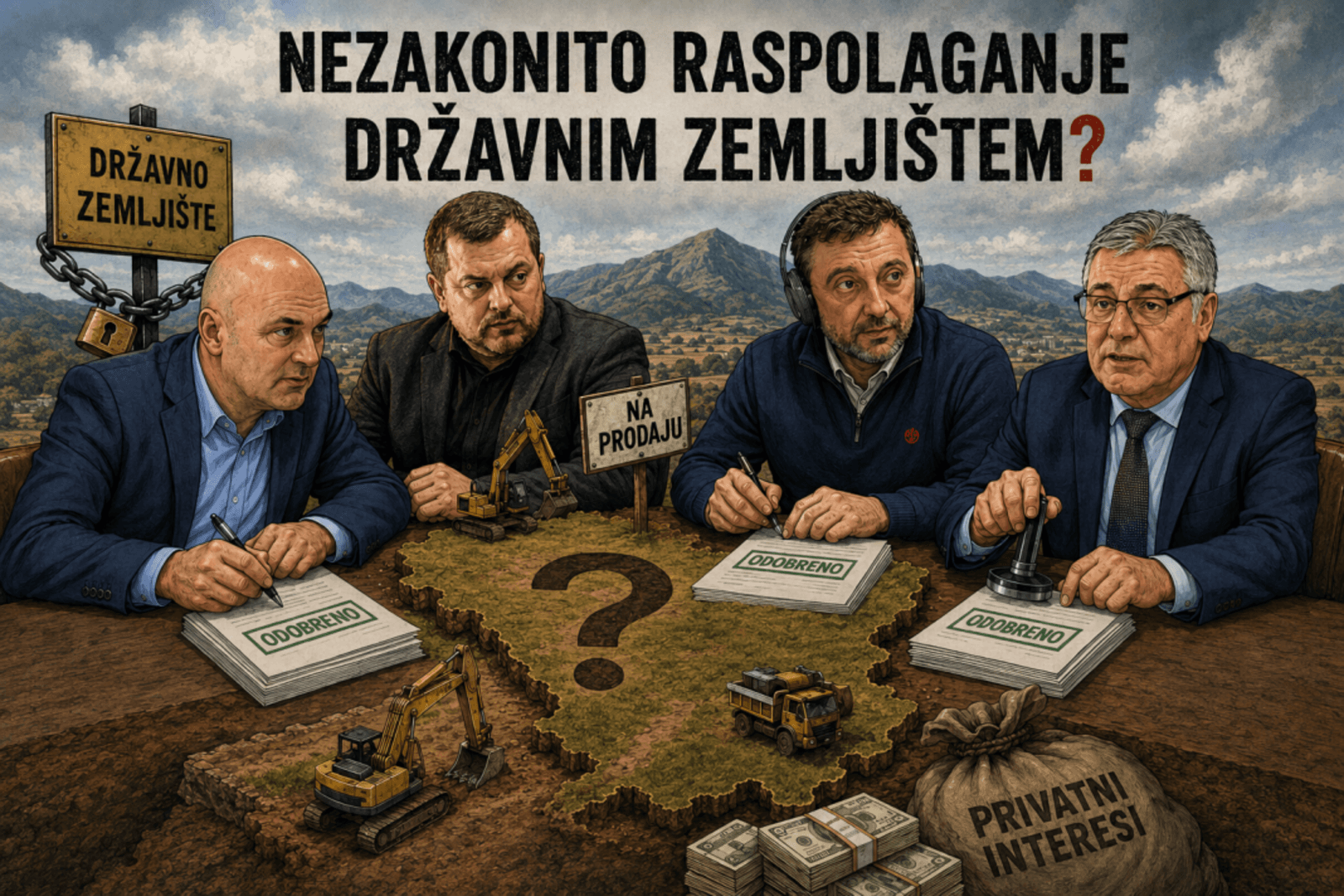 Državno zemljište i zloupotrebe: HDZ-ovi gradonačelnici pod lupom istražnih organa - slika 1