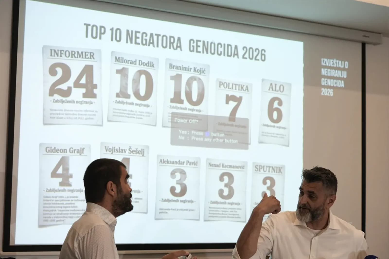 Memorijalni centar: Broj slučajeva negiranja genocida porastao na 149 u 2026. godini - slika 1
