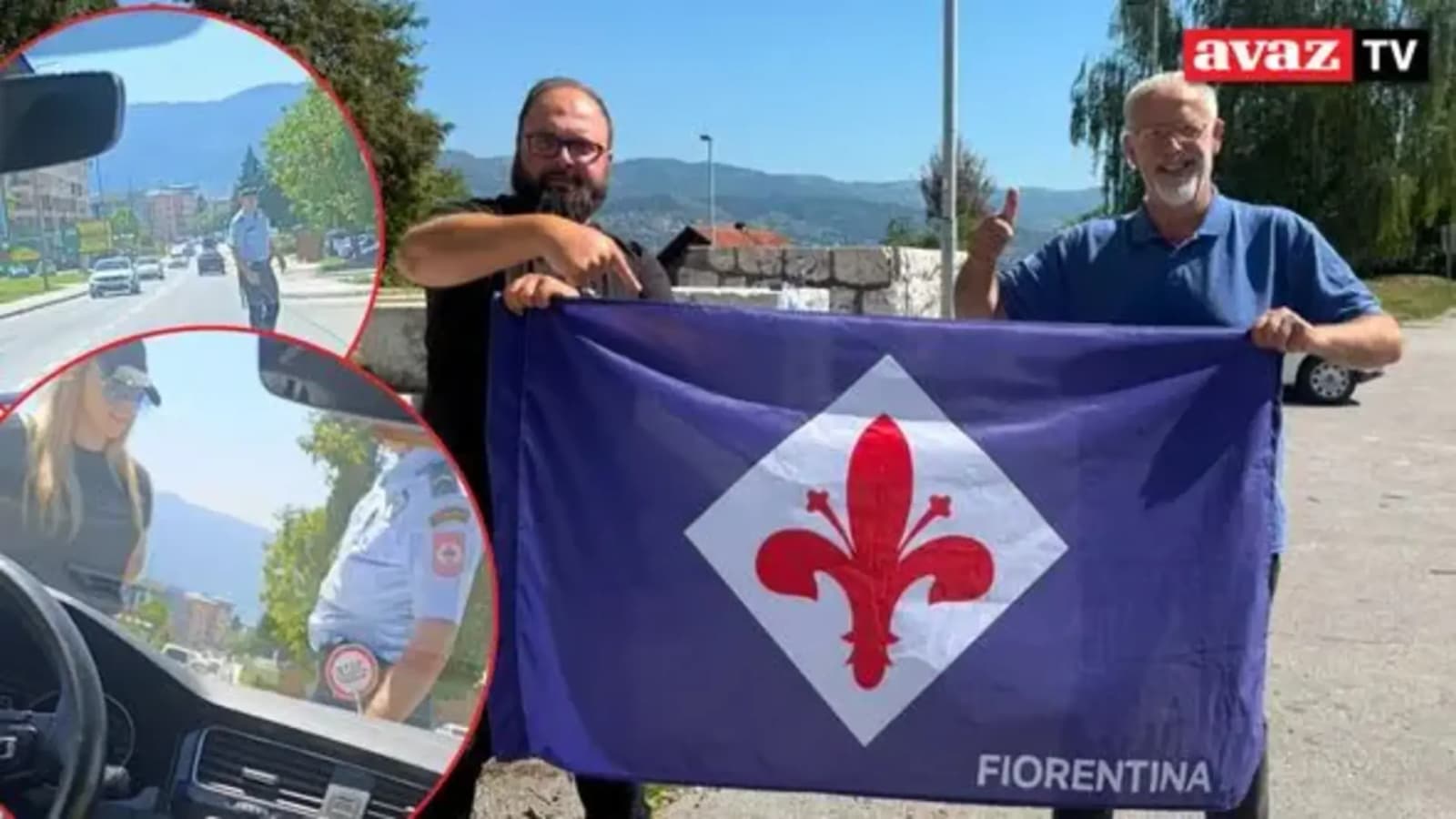 Policajcima Rs zasmetala i zastava Fiorentine. Okomili se na novinarsku ekipu "Avaza" - slika 1