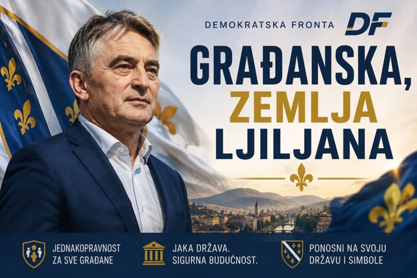 Demokratska fronta izabrala zvanični slogan za predstojeće izbore - slika 1