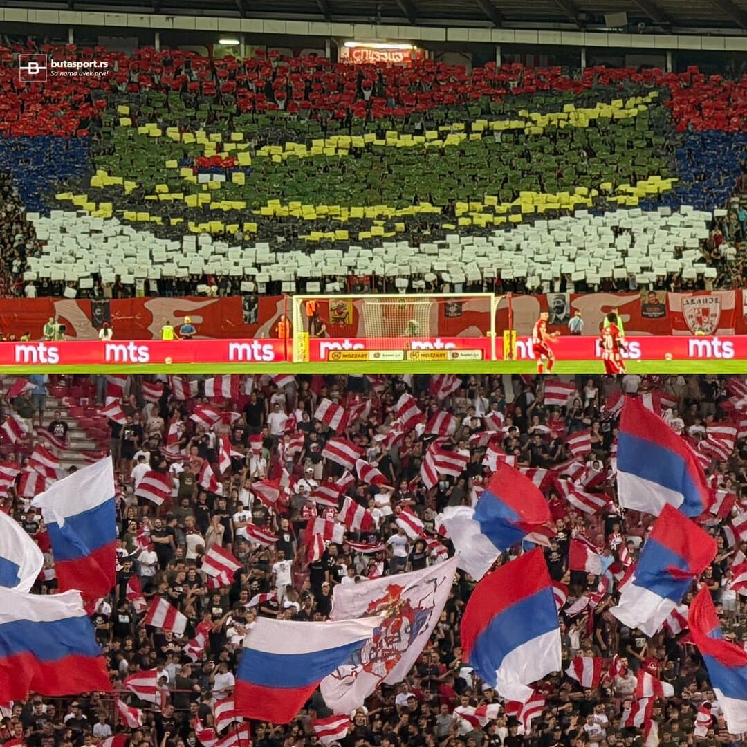 Sramotna koreografija Delija: Odali počast zločincu Mladiću - slika 1