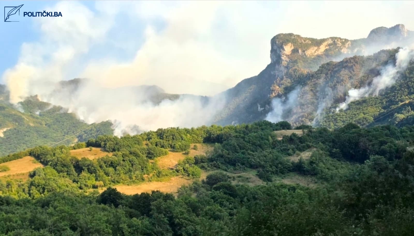 Požar kod Konjica izmakao kontroli, vatrogasci traže pomoć iz zraka - slika 1