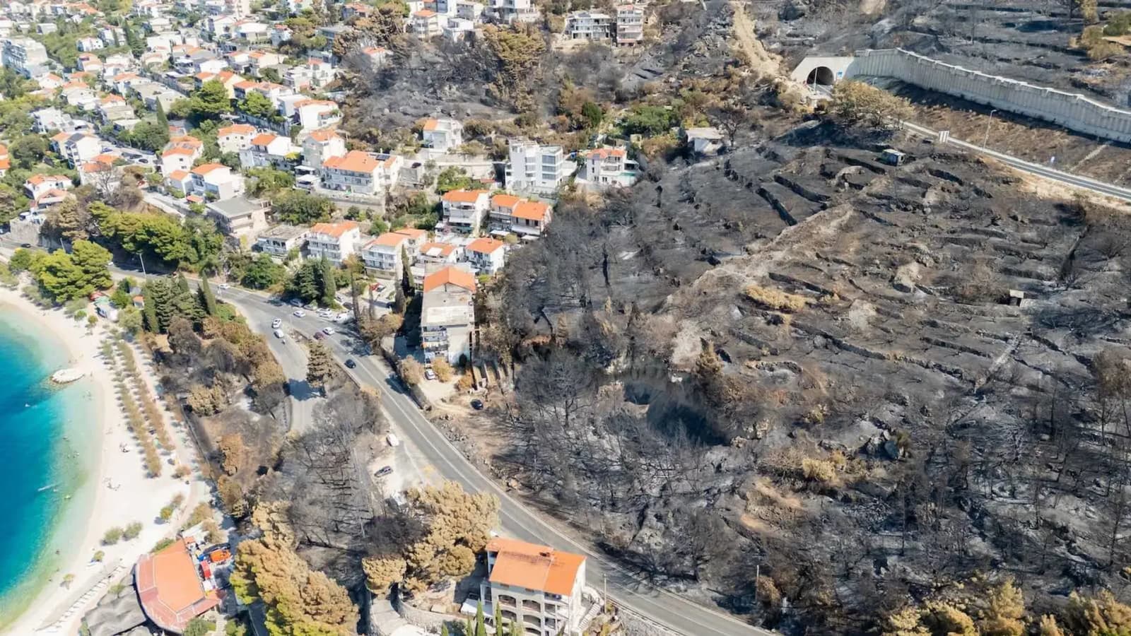 Šteta od požara u Omišu procijenjena na 110 miliona eura - slika 1