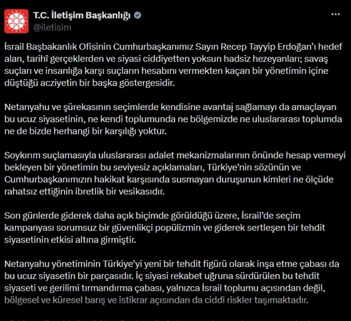 Turska oštro odgovorila Izraelu: Ovo su opasne prijetnje! Mi smo spremni! - slika 1