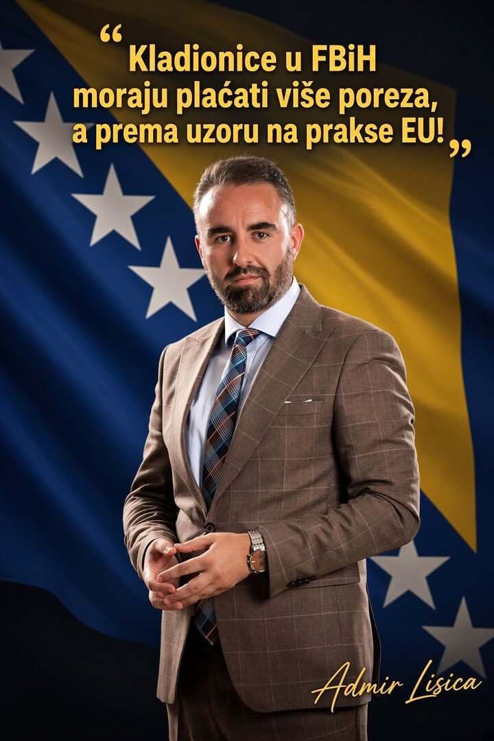 Admir Lisica: Kladionice u FBiH trebaju plaćati veći porez i imati strožija pravila oglašavanja - slika 1
