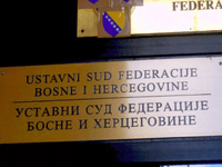 Ustavni sud FBiH 3. septembra razmatra zahtjev Kluba Srba iz USK