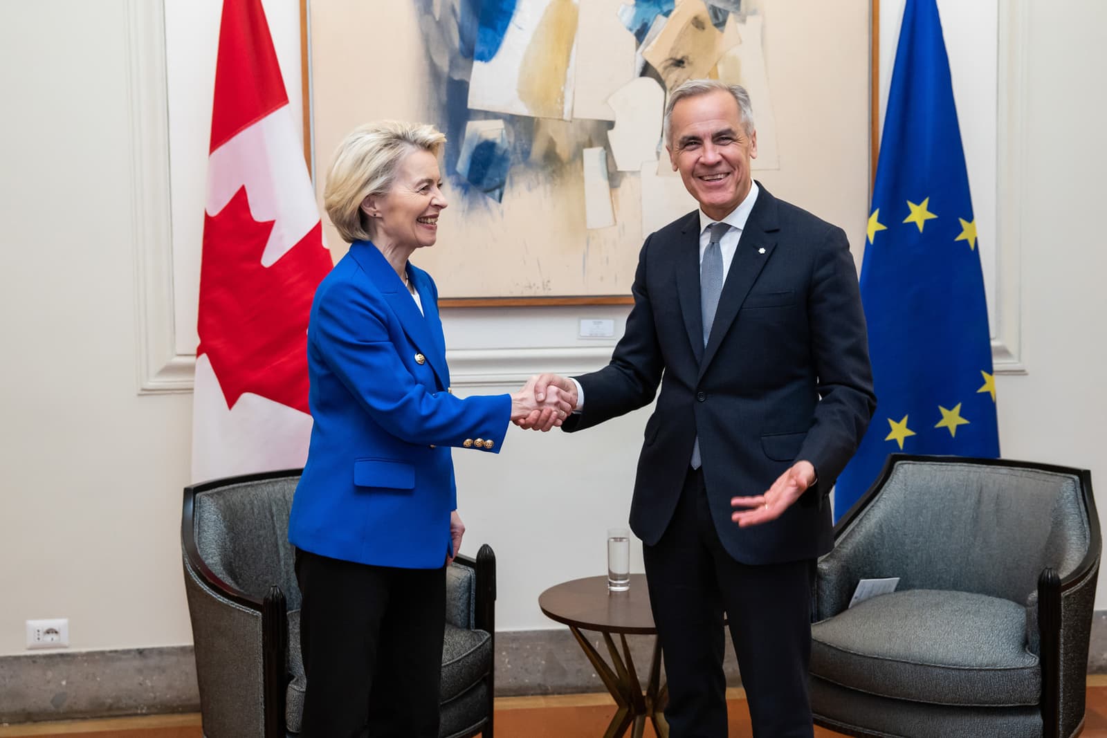 Mark Carney stiže u Strazbur na govor Ursule von der Leyen, EU jača veze s Kanadom - slika 1