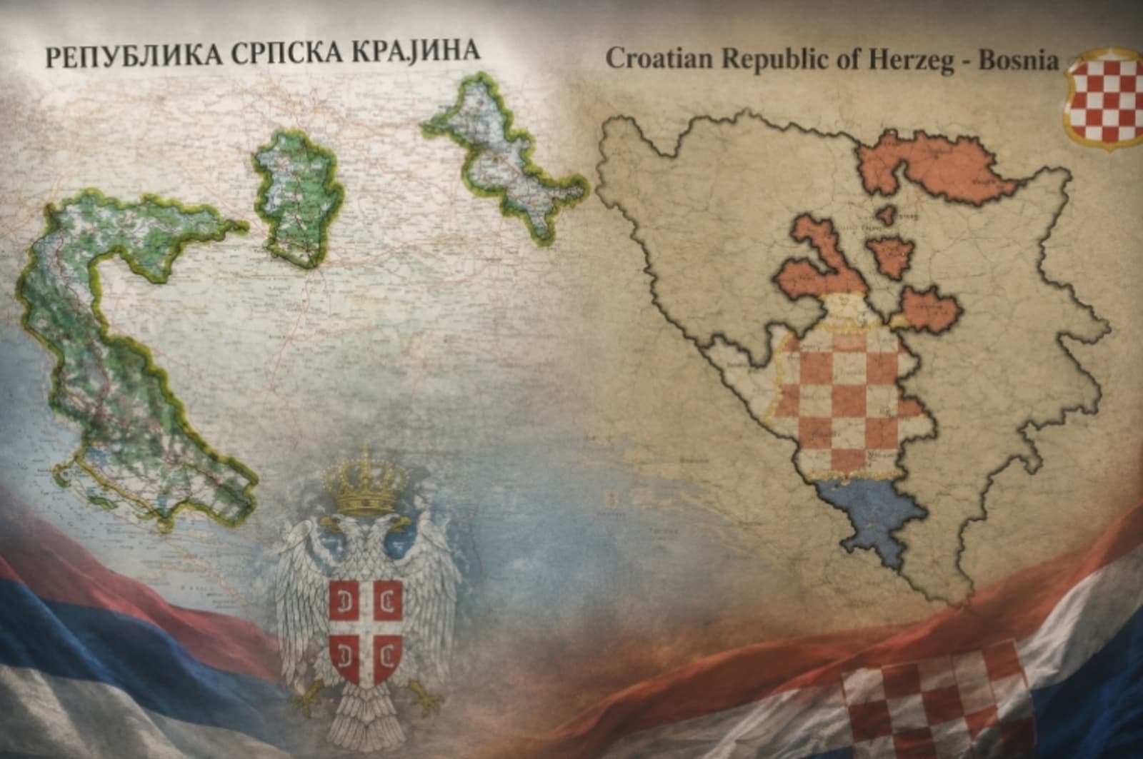 "Hrvatska Republika Herceg-Bosna" i Rs Krajina – sličnosti, razlike i pravni epilog - slika 1