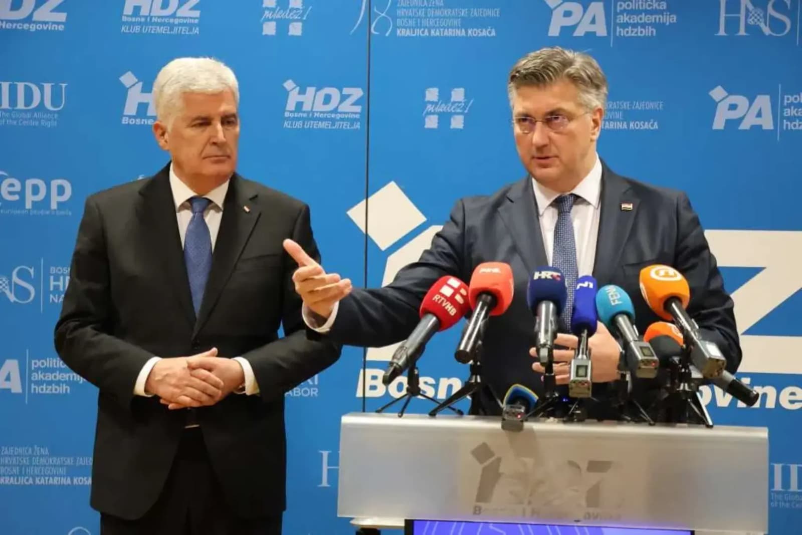 Plenković u Mostaru potvrdio namjeru HDZ-a da pomiluju Dodika - slika 1