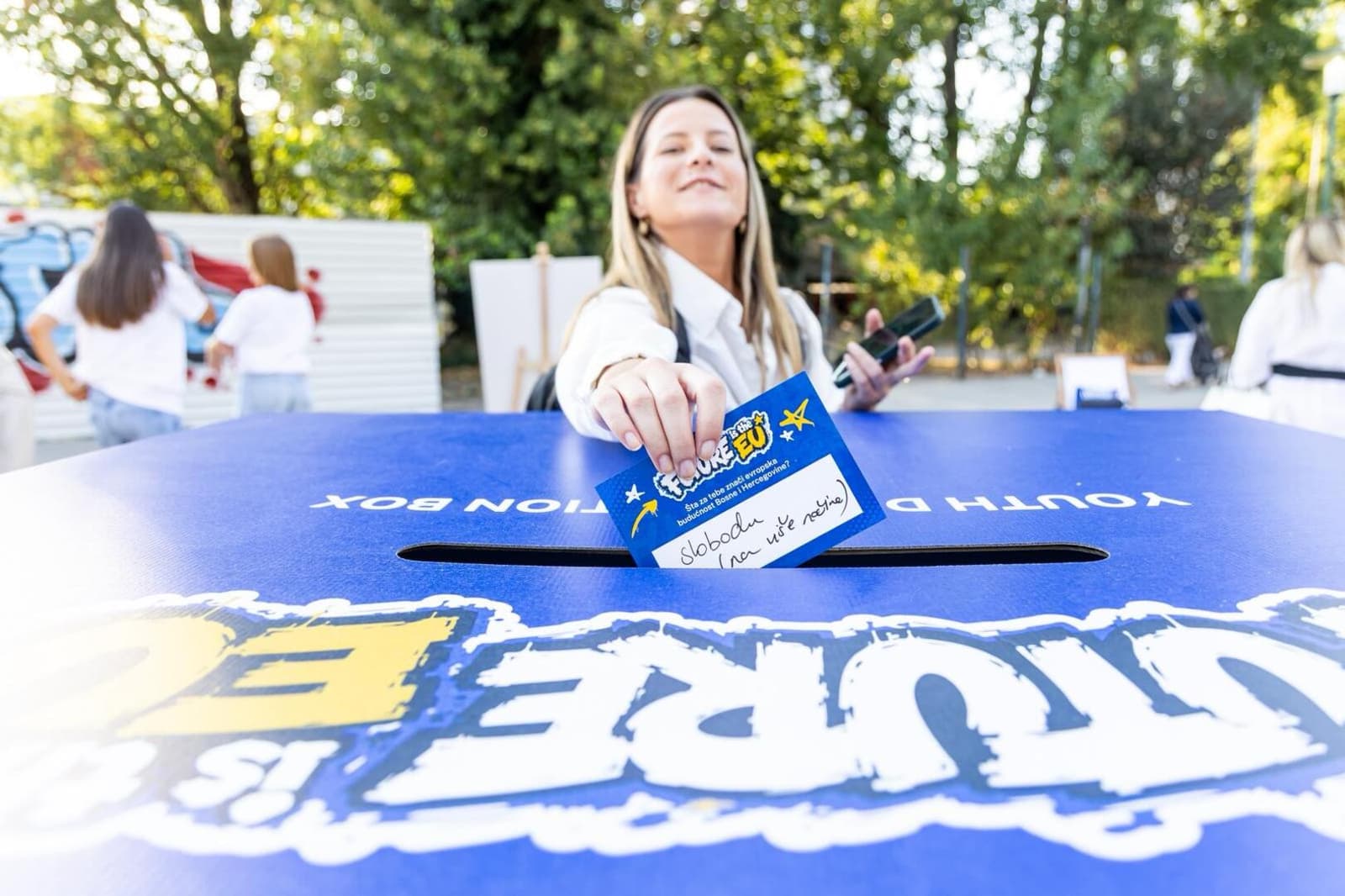 Mladi u BiH poručili: „Future is the EU“ – žele da njihov glas bude dio evropske budućnosti zemlje - slika 1