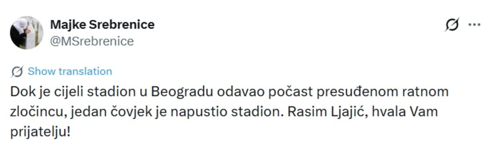 Majke Srebrenice se zahvalile Rasimu Ljajiću - slika 1