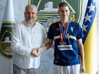 Trinaestogodišnji Davud Sarić iz Vogošće gradi košarkaški put u Madridu
