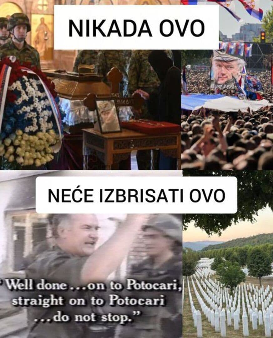 Drugačija poruka iz Srbije: "Ogromno izvinjenje prijateljima Bošnjacima zbog scena koje smo gledali" - slika 1