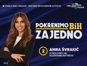AMRA ŠVRAKIĆ: Ne ulazim u politiku da bih gradila karijeru. Ulazim jer ne pristajem na narativ da je državni aparat nemoćan pred problemima običnog čovjeka