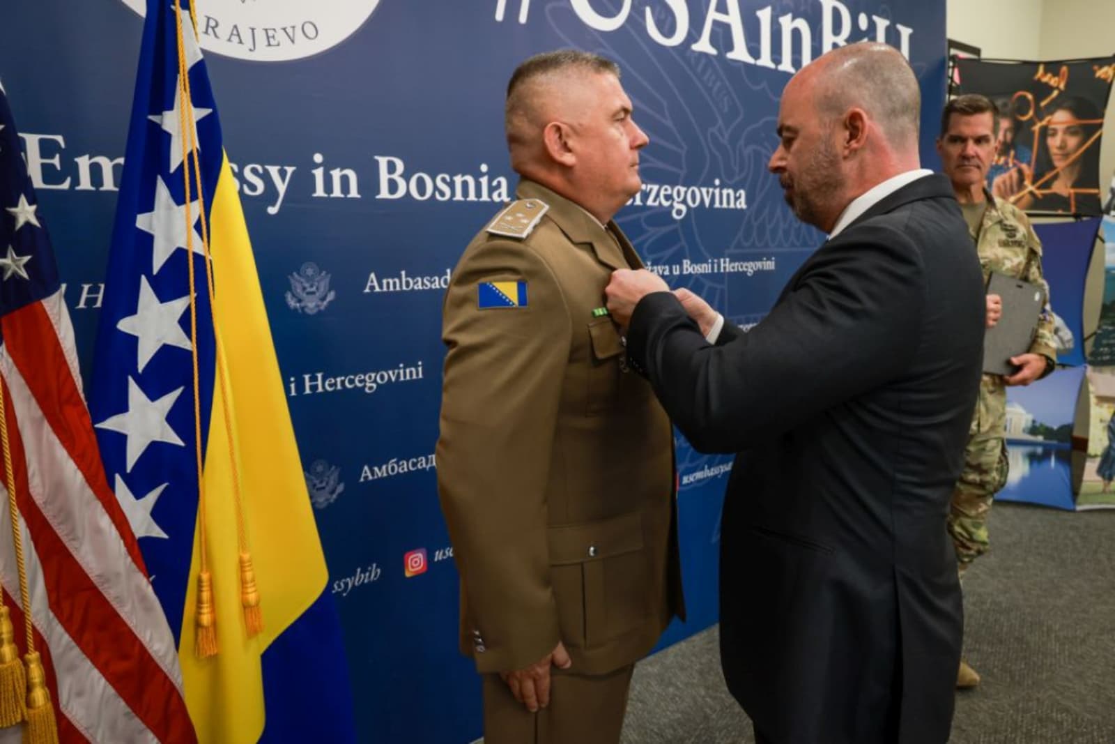 Brigadir OS BiH Admir Jusupović odlikovan prestižnom američkom medaljom - slika 1
